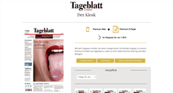 Desktop Screenshot of epaper.tageblatt.lu