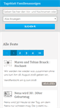 Mobile Screenshot of familienanzeigen.tageblatt.de